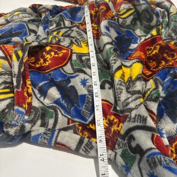 Harry Potter Ravenclaw Fleece Bath Robe Kids Size Medium EUC 8/10 - Picture 8 of 9